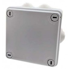 Adapt. Box IP56 Square with 1/4 turn fixings _Grommets _ 120x80x50