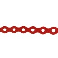 All Round Banding 12mm x 5mm hole x 0.8 x 10m roll Red coated LSZH