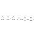 All Round Banding 12mm x 5mm hole x 0.8 x 10m roll White coated LSZH
