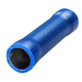 Blue butt connector. For cable size 1.5mm - 2.5mm - 100 per pack