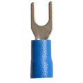 Blue fork for 4mm stud. For cable size 1.5mm - 2.5mm - 100 per pack