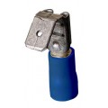 Blue Female spade piggy back. For cable 1.5-2.5mm - 100 per pack