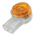 Jelly Crimps 8Amp 2 Way - Orange (100 per pack)