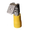 Yellow Female spade piggy back. For cable 4 - 6mm - 100 per pack