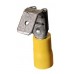 Yellow Female spade piggy back. For cable 4 - 6mm - 100 per pack