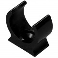 20MM PVC U CLIP - BLACK