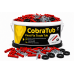 Cobra First Fix Trade Tub - 400 Screws , 400 Red Plugs & 100 open Grommets 