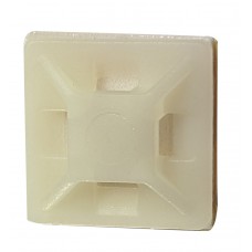 Cable Tie Mount 19mm x 19mm 2 way Natural - 100 per pack