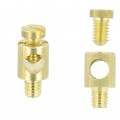 Earth Terminal in Brass - spare terminal for terminal and adaptable boxes. 100 per pack