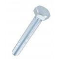 M10 x 20mm Hex Bolt BZP _ High Tensile Steel _ To DIN 933 - 100 per pack
