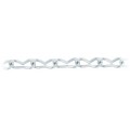 Jack Chain- Single Link Large Diameter made from No10 (3mm thick) steel. Max Load :-7.5kg.  10m per pack.
