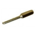 M3.5mm x 50mm Extension Stud for sockets etc. - Brass - 10 per pack