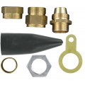 20mm * * SMALL * * CW 3 part gland Kit for SWA cable c/w 2 glands, 2 shrouds, 2 tags and 2 locknuts - IP66 - 2 per pack