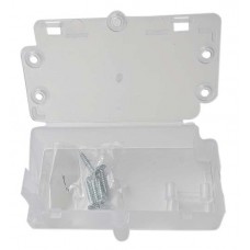 Choc Box / Connector Box with cord grips and screws. Dimensions 90mm x 50mm x 25mm. Plastic. 17th edition for fixed wiring and inline connection when used with the cord grips supplied. No connectors supplied inside.
