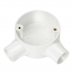 20MM PLASTIC ANGLE BOX - WHITE