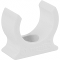 20MM PVC U CLIP - WHITE