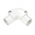 PVC 20MM INSPECTION ELBOW - WHITE