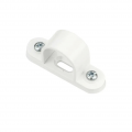 20MM PVC SPACER BAR SADDLE - WHITE