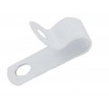 RSFL Saddle Clip in LSZH in  WHITE  - size 342  - 50 per pack