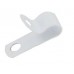 RSFL Saddle Clip in LSZH in  WHITE  - size 342  - 50 per pack