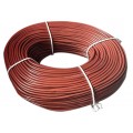 3 mm dia. Non-Shrinking cable sleeving - BROWN  - 100 mt