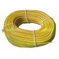 2 mm dia. Non-Shrinking cable sleeving - GREEN/YELLOW- 100 m