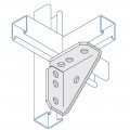 WELDED GALV BRACKET 6MM THICK 3MM GUSSET