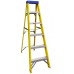 Fibre Glass Steps to BS EN 131 6 Tread ( 5 usable steps & 1 unusable step )