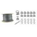 Catenary Wire Kit comprising of:- 1 x  30m coil of 3mm Catenary Wire, 1 x 4