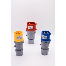 Industrial plugs & Sockets - Speed Fix - 415V - 32A - RED - 4PIN (3PIN +E)