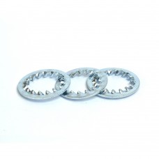 M6 SHAKEPROOF WASHER  BZP (100)